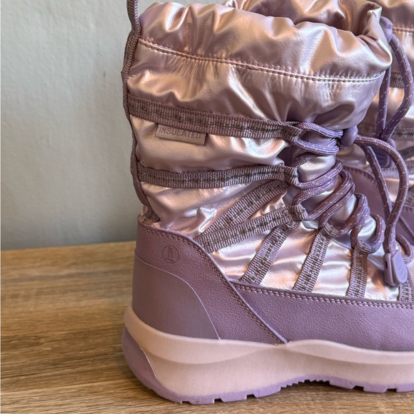 Lands’ End Kids Mid Packable Winter Snow Boots- 2 - Picture 6 of 12